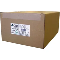 【新品 未使用 未開梱】エーワン　ラベルシール［レーザープリンタ］　（Ａ４サイズ・４４面・１０００枚）　31165のサムネイル