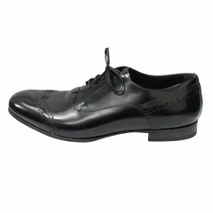 未使用 ドルチェ&ガッバーナ ドルガバ DOLCE&GABBANA ウイングチップ ブラッシュド レザー シューズ メダリオン 革靴 10 （約28.5cm） 黒 ブラック メンズ ■２のサムネイル
