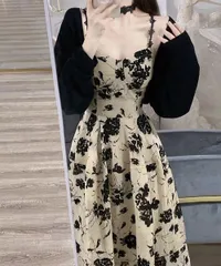 キャミワンピース カーディガン2点セット