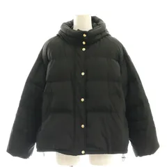 ジルスチュアート JILL STUART ダウンジャケット ショート丈 フード S 黒 ブラック /AT ■OSのサムネイル