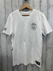 NIKE × PARIS SAINT-GERMAIN ナイキ×パリサンジェルマン メンズ 半袖Tシャツ BQ4273-100 ホワイト JORDAN ロゴ サイズM
