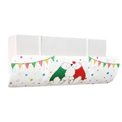 ☆ ベアー ☆ エアコン風よけ カバー 直撃風対策 エアコン エアコンカバー カバー 風よけ 室内 屋内 吊り下げ 風除け 吹き出し口 風よけカバー 掛け式 結露防止 直撃防止 角度調整 風向き調整 冷房 暖房 リビング オールシーズン 取り付け簡単 乾燥対策のサムネイル
