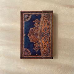 再入荷【paperblanks】ノート　サファヴィー・インディゴ（ミニ）罫線