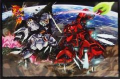機動戦士ガンダム逆襲のシャアB2ポスター・超合金サザビー セット