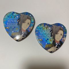 アイドルマスターSideM 渡辺みのり　ハート缶バッジ