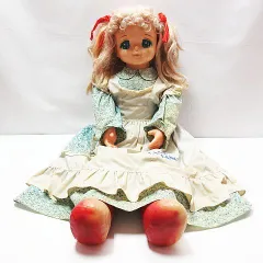 ※ 当時物 希少 レア品 キャンディキャンディ 特大 全長88cm ドール 人形 白エプロン 青ワンピース いがらしゆみこ 水木杏子 テレビ朝日 東映動画 少女アニメ 昭和レトロ 保管品 現状品 D120Zのサムネイル