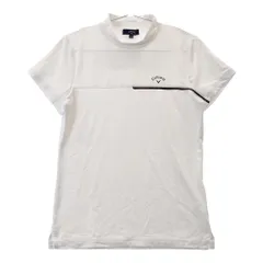 サイズ：L CALLAWAY キャロウェイ  ハイネック 半袖Tシャツ  ホワイト系 [240101421332] ゴルフウェア レディース ストスト