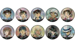 【中古】バッジ・ビンズ 全10種セット 「名探偵コナン トレーディングホログラム缶バッジVol.3」