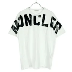 MONCLER モンクレール MAGLIA T-SHIRT アーチロゴプリントTシャツ F10918C70410 ホワイト XS