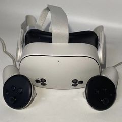 Meta Quest 3S P97 128GB VR へッドセット コントローラー 付 ゲーム 映像 中古 　 ホワイト④