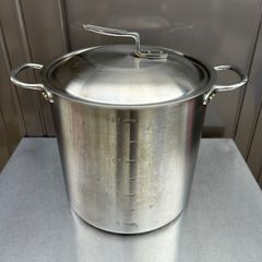 【即日発送】中尾アルミ製作所 キングデンジ 寸胴鍋 27cm 15L 厨房器具 調理器具 厨房機器 ラクル厨房館