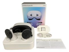 Oculus (オキュラス) Meta Quest 3S メタクエストスリーエス  VR機器 128GB オールインワンMR・VRヘッドセット ホワイト 家電/065