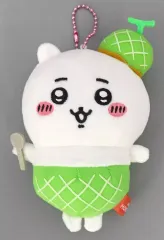 【中古】キーホルダー ちいかわ(メロン) ぬいぐるみキーチェーン 「ちいかわ なんか小さくてかわいいやつ」 北海道限定