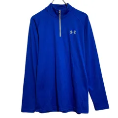 UNDER ARMOUR ジャージ アンダーアーマー S ブルー ハーフジップ スポーツウェア 古着卸 アメリカ仕入 a702-6309のサムネイル
