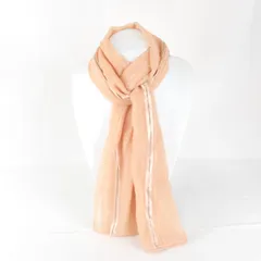 美品『USED』 ストール ポリエステル ピンク