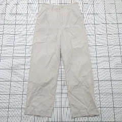 ◇ Θ チャオパニック シンプル系 センタープレス入リネン混セミワイドパンツ サイズS ベージュ系 レディース E  【1508200019796】