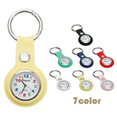 時計 懐中時計 ナースウォッチ キッズ キーホルダー 逆さ時計 小さいサイズ ミニ シリコン 子供 レディース カラビナ お子様のサムネイル