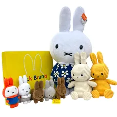 186001 現状品  ミッフィー ブルーナアニマル ぬいぐるみ・タオルギフト 9点まとめ売り