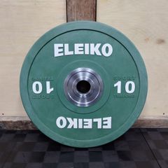 【アウトレット商品】［ELEIKO］スポーツトレーニングプレート10kg（2枚1組）