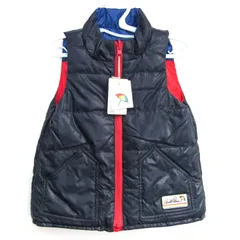 アーノルドパーマー ダウンベスト ジャケット アウター リバーシブル 未使用品 キッズ 男の子用 100サイズ 青×赤 Arnold Palmer
