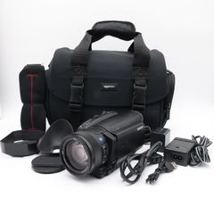 ＜良品＞SONY FDR-AX700 4K Handycam｜高画質×高速AF対応ビデオカメラ｜通電時間52×10h｜緩衝バッグ付き！