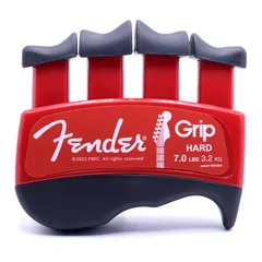 フェンダードリップの手と指のエクササイザー (ハード - 7ポンド / 3.2kg) ? すべての弦楽器(ギター、ベース、バイオリンなど)の演奏を向上させる最高の人間工学的指強化器。