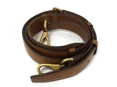 ■美品■ COACH コーチ レザー バッグ用 ショルダーストラップ 斜め掛け 肩掛け メンズ レディース ブラウン系 BS0458