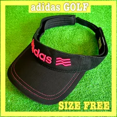 adidas GOLF アディダスゴルフ ロゴ刺繍 コットン ゴルフサンバイザー Fのサムネイル