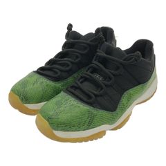 NIKE ナイキ AIR JORDAN 11 RETRO LOW GREEN SNAKESKIN  528895-033 エアジョーダン レトロ グリーンスネーク シューズ