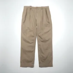 Polo Ralph Lauren 90年代 2タック ワイド チノパンツ ポロチノ L ベージュ プリーツ