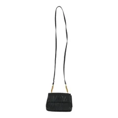 ▽▽FENDI フェンディ ヴィンテージ ミニショルダーバッグ レザー ブラック
