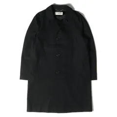 SAINT LAURENT PARIS サンローラン パリ コート ベイビーキャット コットン ツイル シングル トレンチコート 総柄 ブラック 黒 44 アウター ジャケット イタリア製のサムネイル