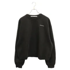 ALEXANDER WANG (アレキサンダーワン) ロゴプリント スウェット トレーナー ブラック UCC2221530のサムネイル