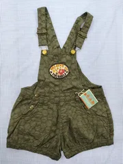 【タグ付き新品】エーアーベー e.a.B サロペット ショートパンツ 130cm 子供服 中古