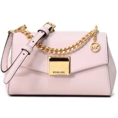 マイケルコース バッグ MICHAEL KORS レザー リタ スモール クロスボディ 斜め掛け 2way ショルダー チェーン ハンドバッグ クラッチ パウダーブラッシュ 35T0GXPC1O