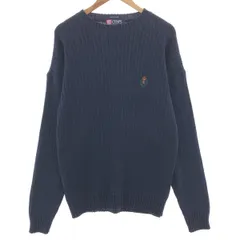 古着 ラルフローレン Ralph Lauren CHAPS チャップス コットンニットセーター メンズXL相当/taa003413