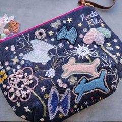 namai バック　ハンドメイド　刺子　刺繍 namai バック ハンドメイド 刺子 刺繍