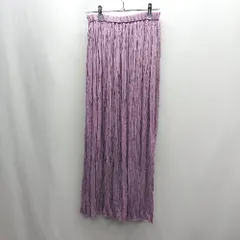 ◇ Θ ◎●未使用● SHIPS any ウエストゴム ロング丈 ギャザー スカート サイズ1 ラベンダー レディース E  【1412090051319】