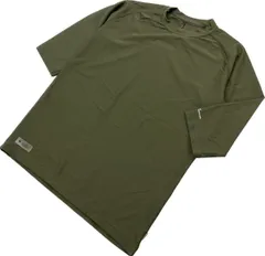 WTAPS ☆ WT-UD 七分袖 テック Tシャツ デザイン アンダーウェア グリーン オリーブ ML相当 スポーツ トレーニング ダブルタップス■S2644のサムネイル