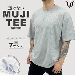 【新品】Tシャツ 無地 メンズ 半袖 オーバーサイズ ビッグシルエット 五分丈 クルーネック インナー WILLS FITNESS ウィルズフィットネス PLAIN COTTON OVERSIZED T-SHIRT 厚手 極厚 7オンス 筋トレ ジム