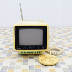 昭和レトロ、希少　ナショナル　ポータブルテレビ昭和 △82年製 レトロ 希少｜ポータブル アナログTV 昭和57年