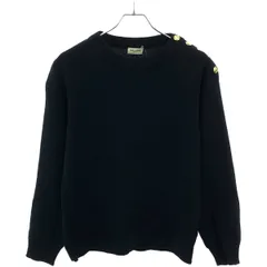 SAINT LAURENT PARIS サンローラン パリ 16AW ショルダーボタンプルオーバーニットセーター 434836 ネイビー XSのサムネイル