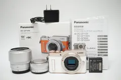 C040907)美品　PanasoniC LUMIX G DC-GF10　ミラーレス一眼　ダブルレンズキット