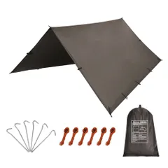 【大特価】KALINCO 防水タープ レクタタープ キャンプ タープテント UVカット 紫外線対策 超軽量 シェード 日除け 遮光遮熱 持ち運び便利 収納ケース付 アウトドア ピクニック 野外 3×4.5mのサムネイル