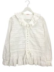 ソージュ SOEJU バンドカラーロングシャツ ブラウス 長袖 白 S-00-SB-033 /YM レディース バンドカラーロングシャツ - SOÉJU online store｜上質な大人の