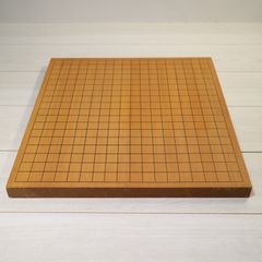 【美品】 将棋 囲碁 両用盤 天然木