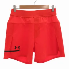 アンダーアーマー UNDER ARMOUR 美品 UAパーペチュアル ショーツ ショートパンツ ハーフパンツ スポーツウエア M 赤 レッド 1320978 /HD 1111
