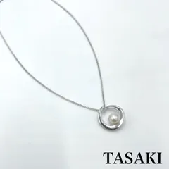TASAKI タサキ　ネックレス　田崎真珠　パール　シルバー　SILVER