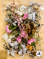 国内有名メーカーさん花材もったいないので…詰め合わせ ②ハーバリウムレジン封入