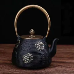 南部鉄器 鉄瓶 松風 MATSUKAZE 1L | 1848年創業 南部鉄器工房及